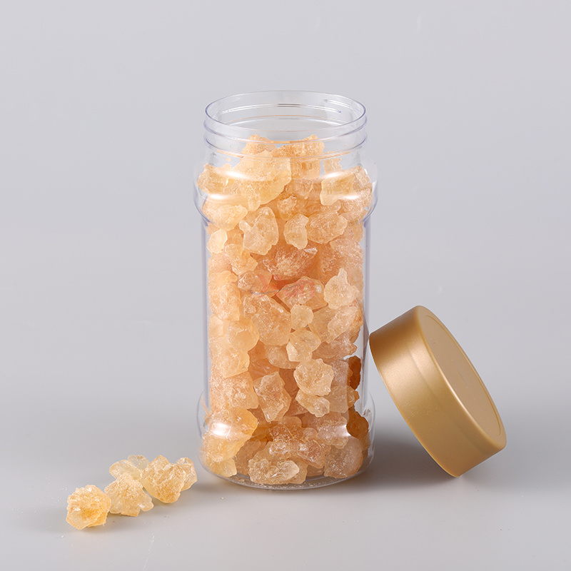Our plastic jars for handmade items provide a stylish plastic square jars look with matching custom plastic caps and Aluminum foil induction liner.